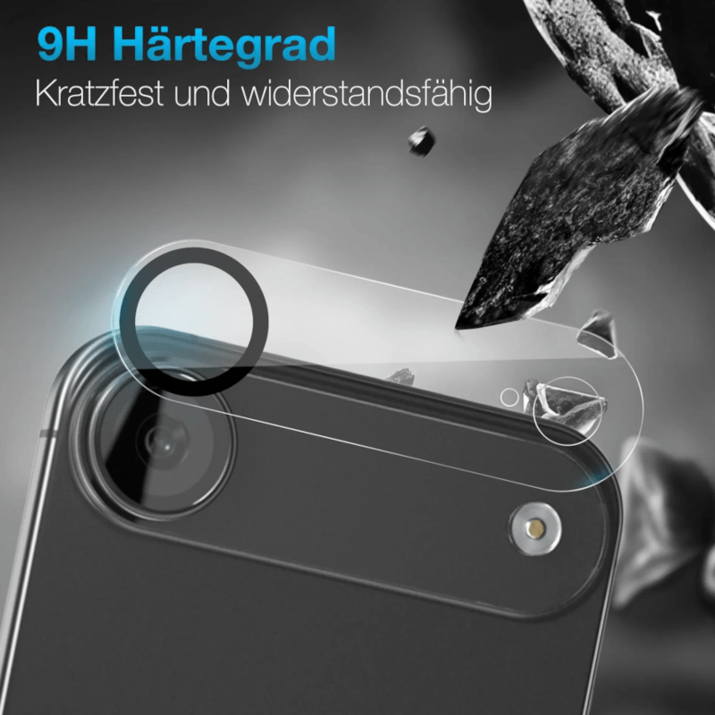 Alternative Ansicht von iPhone 17 Air Kamera Schutzfolie Panzerglas - (2 Stück)