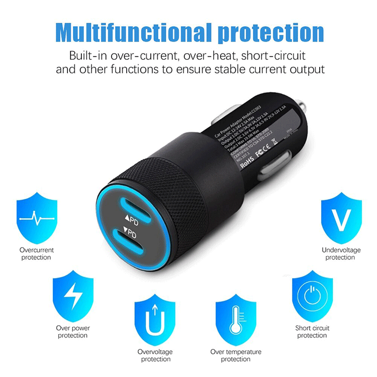 Dual KFZ Auto Ladegerät - 5A 40W PD – Bild 4