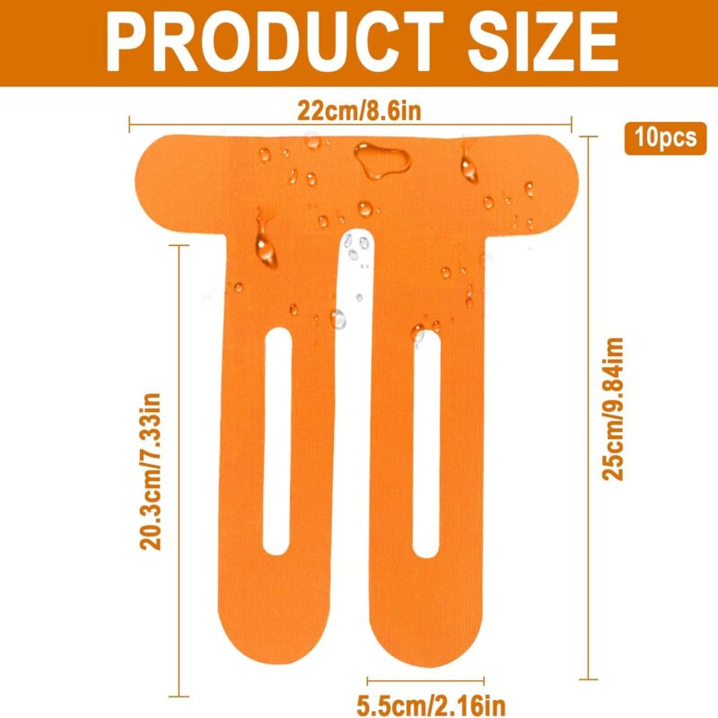 Alternative Ansicht von PreCut Kinesiotapes Knie – 10er-Pack (Orange)