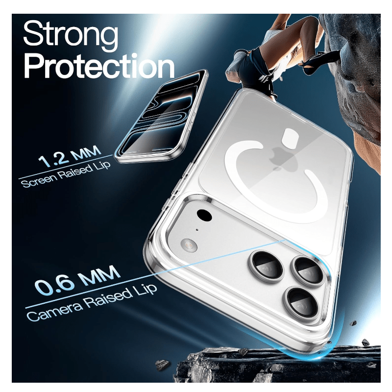 Alternative Ansicht von iPhone 17 Pro MagSafe Crystal Hardcase Hülle