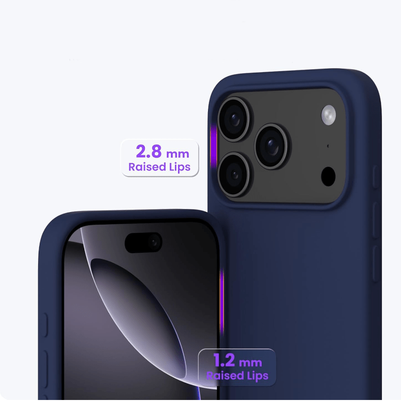 Alternative Ansicht von iPhone 17 Pro Max Silikon Case Hülle -  Dunkelblau