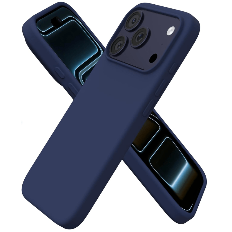 iPhone 17 Pro Max Silikon Case Hülle -  Dunkelblau