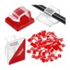 30 Stück selbstklebende Kabelclips