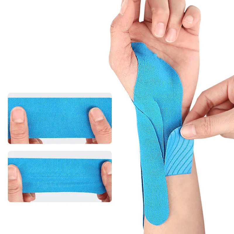 Alternative Ansicht von PreCut KINESIOTAPE für Handgelenk – 10er-Pack (Blau)