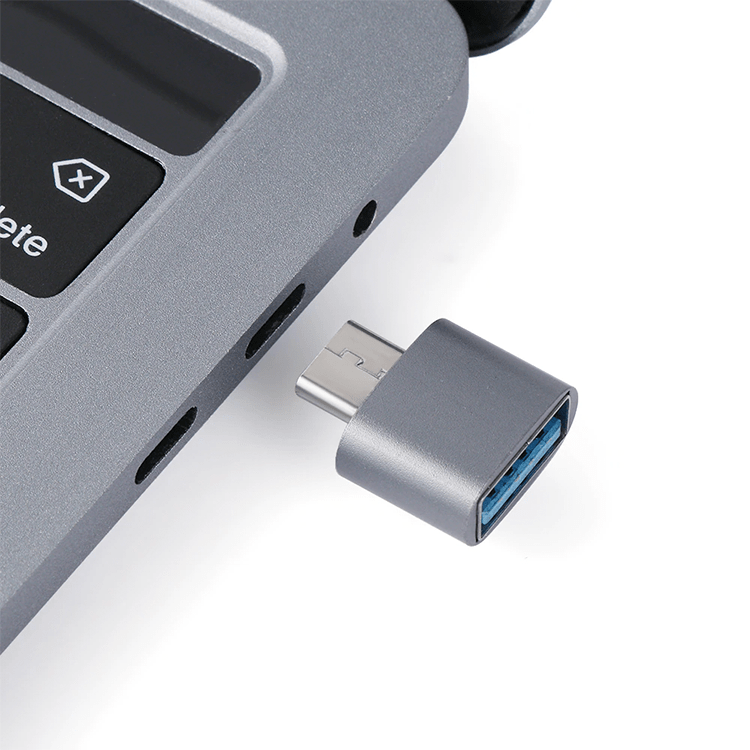 Alternative Ansicht von USB C Adapter auf USB 3.0 Adapter Konverter - Grau