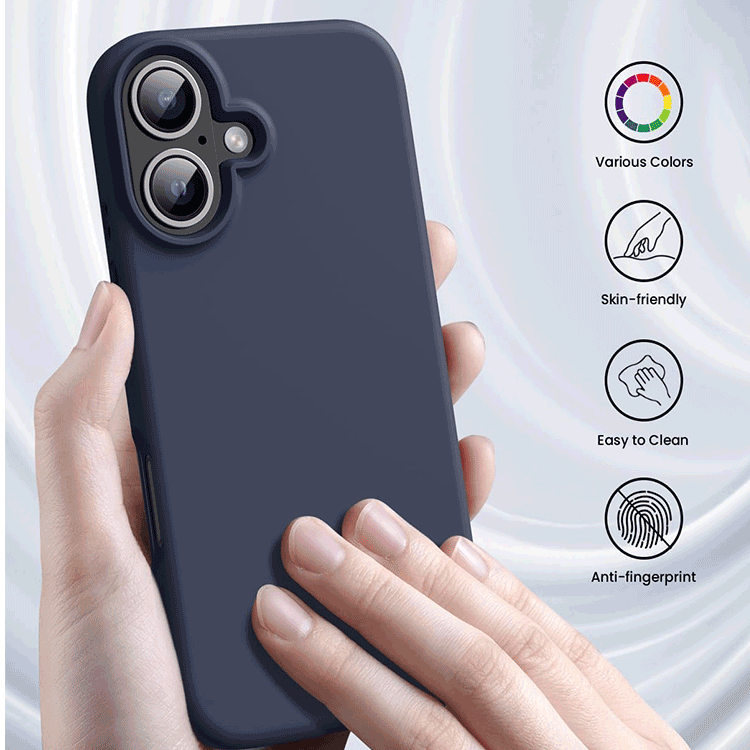 Alternative Ansicht von iPhone 17  Silikon Case Hülle -  Dunkelblau