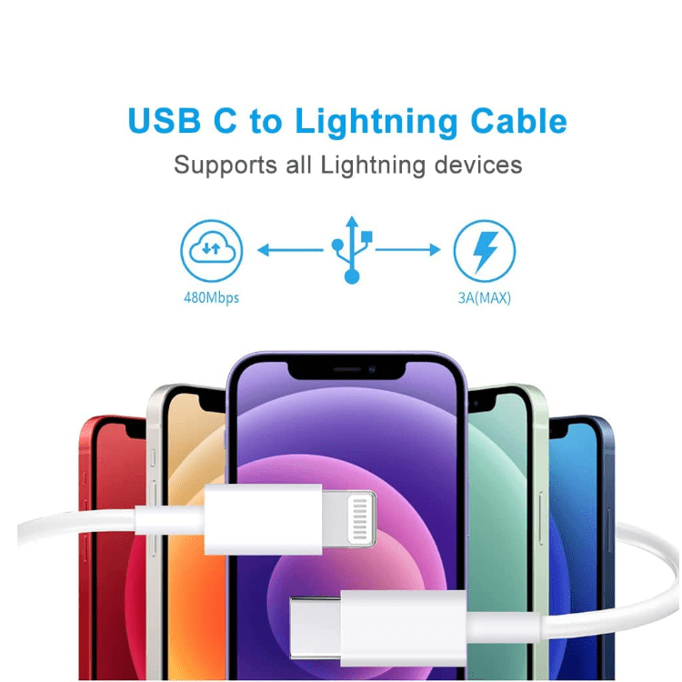 Alternative Ansicht von 20W USB C Ladegerät mit 1m Ladekabel